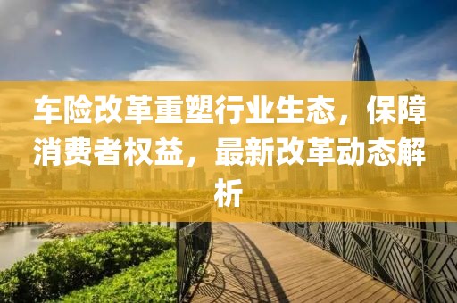 车险改革重塑行业生态，保障消费者权益，最新改革动态解析