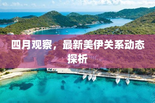 四月观察，最新美伊关系动态探析