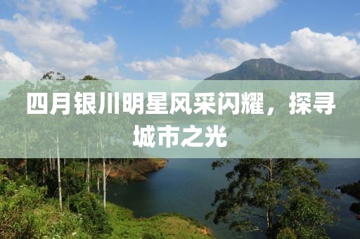四月银川明星风采闪耀，探寻城市之光
