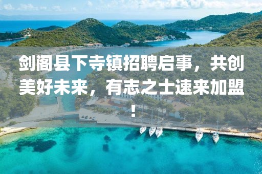 剑阁县下寺镇招聘启事，共创美好未来，有志之士速来加盟！