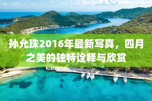 孙允珠2016年最新写真，四月之美的独特诠释与欣赏