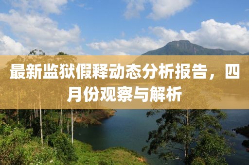 最新监狱假释动态分析报告，四月份观察与解析