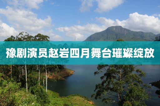 豫剧演员赵岩四月舞台璀璨绽放