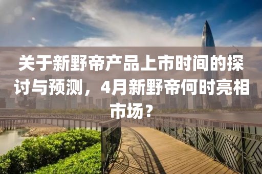 关于新野帝产品上市时间的探讨与预测，4月新野帝何时亮相市场？
