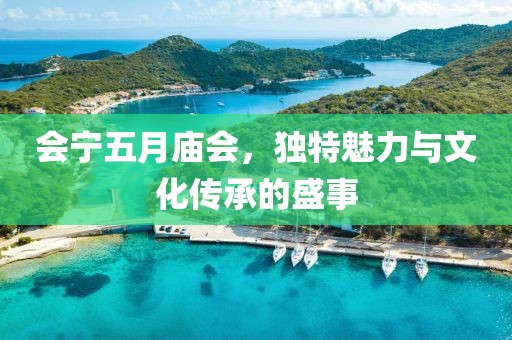 会宁五月庙会，独特魅力与文化传承的盛事