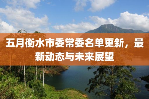 五月衡水市委常委名单更新，最新动态与未来展望