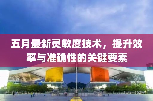 五月最新灵敏度技术，提升效率与准确性的关键要素