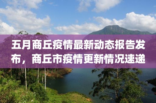 五月商丘疫情最新动态报告发布，商丘市疫情更新情况速递