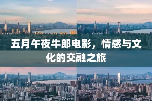 五月午夜牛郎电影，情感与文化的交融之旅