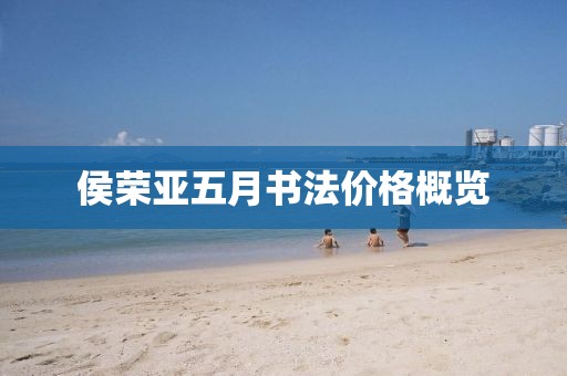 侯荣亚五月书法价格概览