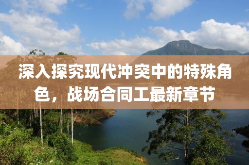 深入探究现代冲突中的特殊角色，战场合同工最新章节