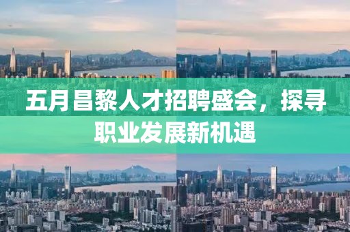 五月昌黎人才招聘盛会，探寻职业发展新机遇