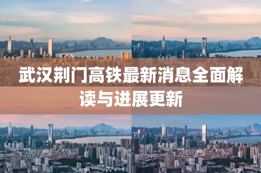 武汉荆门高铁最新消息全面解读与进展更新