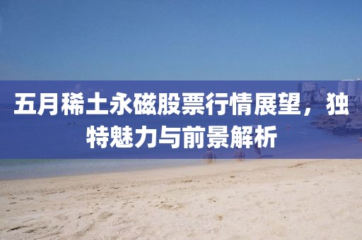 五月稀土永磁股票行情展望，独特魅力与前景解析