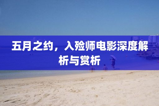 五月之约，入殓师电影深度解析与赏析