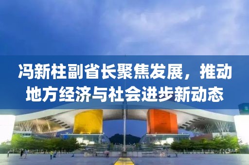 冯新柱副省长聚焦发展，推动地方经济与社会进步新动态