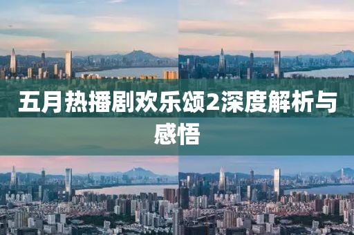 五月热播剧欢乐颂2深度解析与感悟