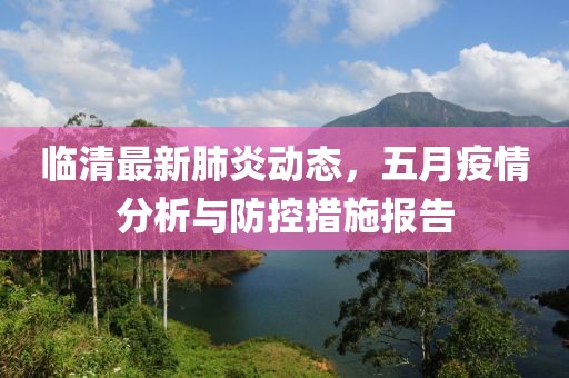 临清最新肺炎动态，五月疫情分析与防控措施报告