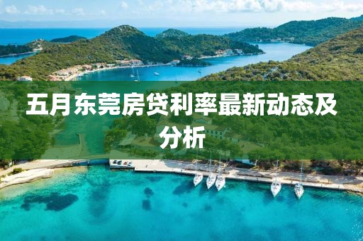 五月东莞房贷利率最新动态及分析