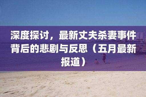 深度探讨，最新丈夫杀妻事件背后的悲剧与反思（五月最新报道）