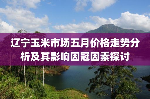 辽宁玉米市场五月价格走势分析及其影响因冠因素探讨