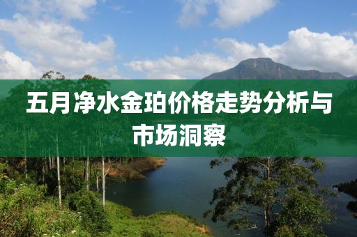 五月净水金珀价格走势分析与市场洞察