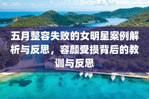 五月整容失败的女明星案例解析与反思，容颜受损背后的教训与反思