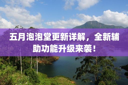 五月泡泡堂更新详解，全新辅助功能升级来袭！