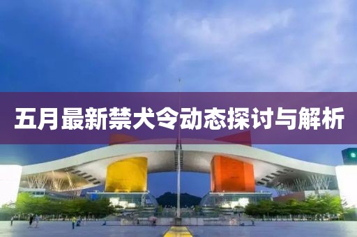 五月最新禁犬令动态探讨与解析