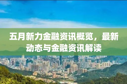 五月新力金融资讯概览，最新动态与金融资讯解读