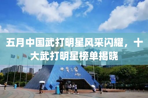五月中国武打明星风采闪耀，十大武打明星榜单揭晓
