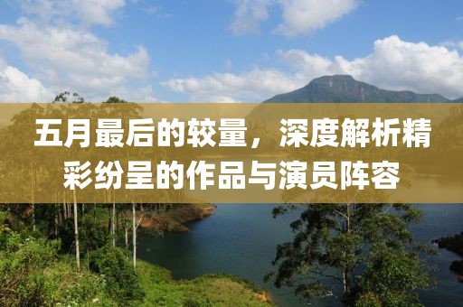 五月最后的较量，深度解析精彩纷呈的作品与演员阵容