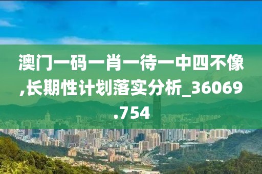 澳门一码一肖一待一中四不像,长期性计划落实分析_36069.754