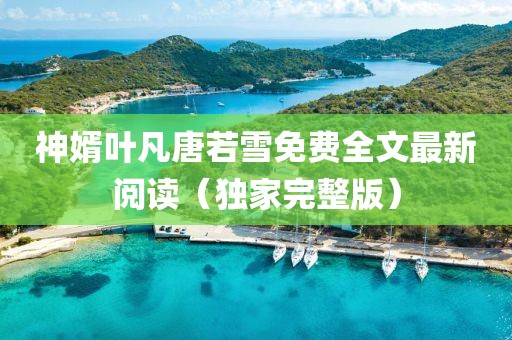 神婿叶凡唐若雪免费全文最新阅读（独家完整版）