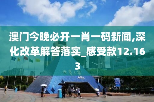 澳门今晚必开一肖一码新闻,深化改革解答落实_感受款12.163