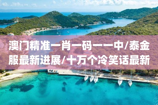 澳门精准一肖一码一一中/泰金服最新进展/十万个冷笑话最新