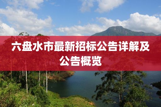 六盘水市最新招标公告详解及公告概览