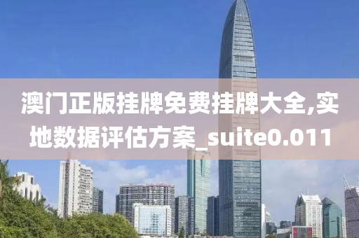 澳门正版挂牌免费挂牌大全,实地数据评估方案_suite0.011