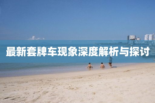 最新套牌车现象深度解析与探讨