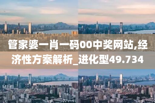 管家婆一肖一码00中奖网站,经济性方案解析_进化型49.734