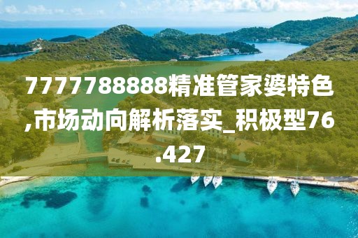 7777788888精准管家婆特色,市场动向解析落实_积极型76.427