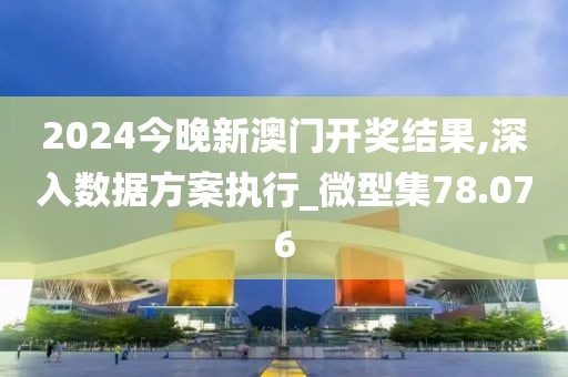 2024今晚新澳门开奖结果,深入数据方案执行_微型集78.076