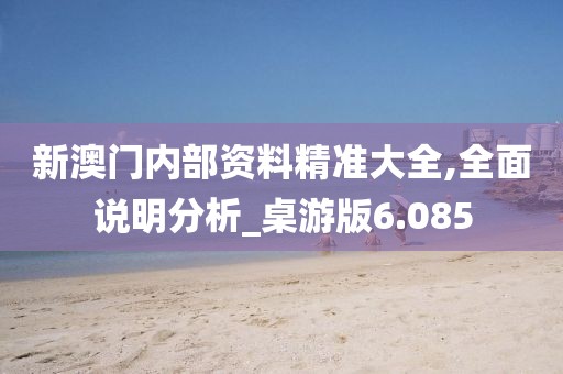 新澳门内部资料精准大全,全面说明分析_桌游版6.085