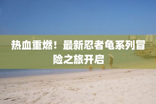 热血重燃！最新忍者龟系列冒险之旅开启