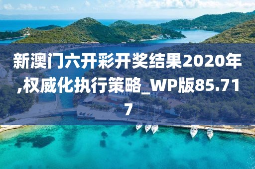 新澳门六开彩开奖结果2020年,权威化执行策略_WP版85.717