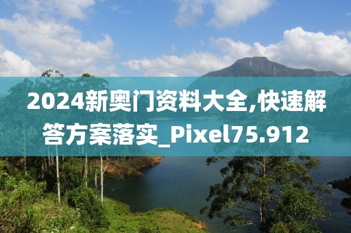 2024新奥门资料大全,快速解答方案落实_Pixel75.912