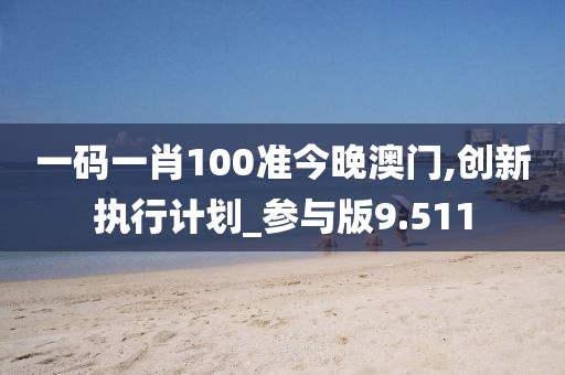 一码一肖100准今晚澳门,创新执行计划_参与版9.511